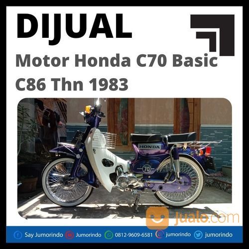 Motor Honda C70 Basic C86 Thn 1983