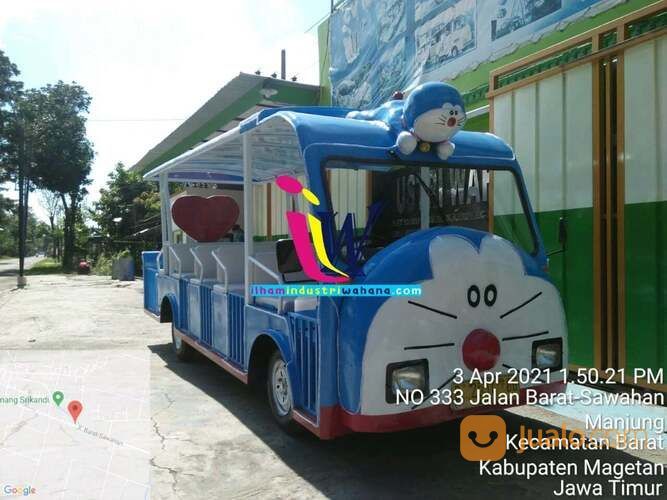 Odong Doraemon Kereta Mini Karakter Mobil Wisata