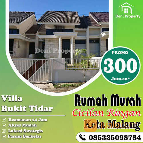 Rumah Murah Minimalis Modern Di Villa Bukit Tidar