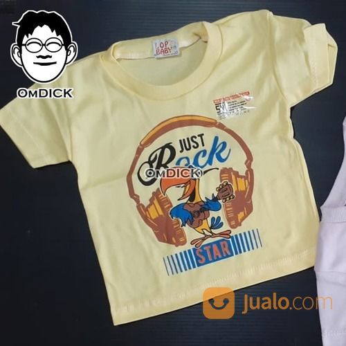 LOP BABY Satuan Baju Bayi Kaos Lengan Pendek Newborn 1 Pc 0-3 Bln Baby T-Shirt