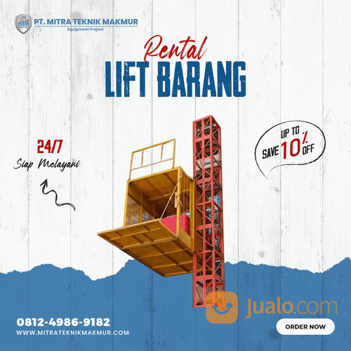 Rental / Sewa Lift Barang, Lift Material, Profesional Hoist Majalengka