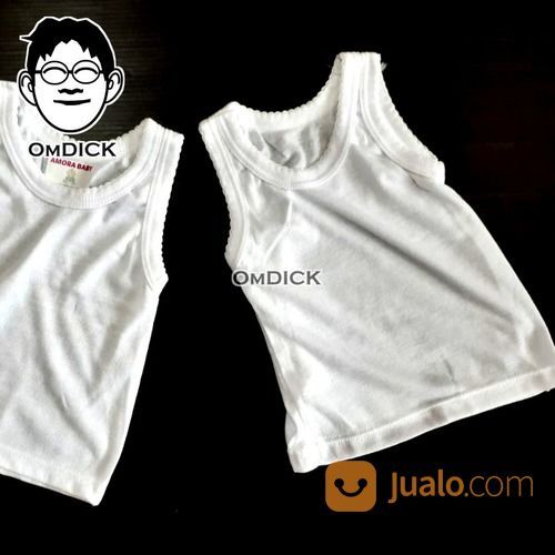 AMORA BABY Kaos Singlet Bayi Satuan No 16 No 18 Baju Kaus Dalam Bayi