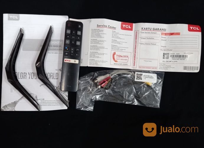 TCL ANDROID TV 32" SERIES TERBARU BAZEL LESS LIKE NEW Barang Mulus NOMINUS Garansi ON