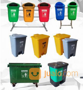 Tempat Sampah 25 Liter Kuning Abu-Abu / Dustbin LXD 25AP Dalton / Tempat Sampah Kecil 25 Liter