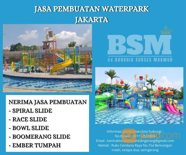 JASA PEMBUATAN WATERPARK DAN FIBERGLASS PEKALONGAN