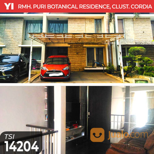 (TSI/14204) Rumah Puri Botanical Residence, Cluster Cordia, Joglo, Jakarta Barat, 6x15 M, 2 Lt, SHM
