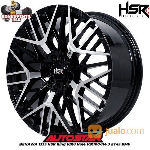 Velg Mobil Alphard BENAWA HSR R18X8 H10X100-114,3 ET45 BMF