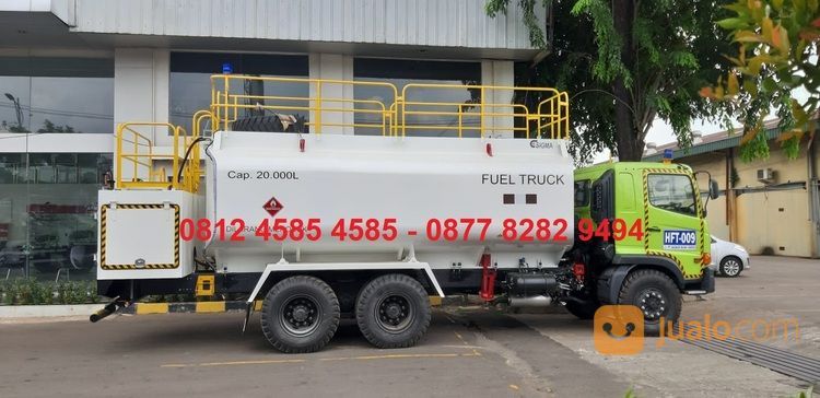 Fuel Truck Tambang Batubara Fuel Service Truck Fuel Service Container