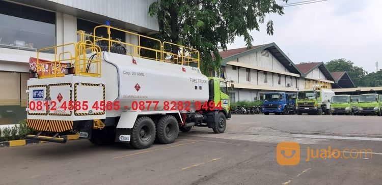 Truk Hino Ranger 500 Fuel Truck Tambang Batubara Nikel Bauksit