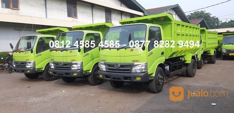 Hino Dutro 130 HDX Power Dumptruk Tambang Pasir Batubara Bauksit Nikel