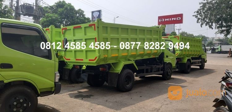 Hino Dumptruk Dutro 130 HDX Power Truk Pasir 8 Kubik Batubara bauksit Nikel