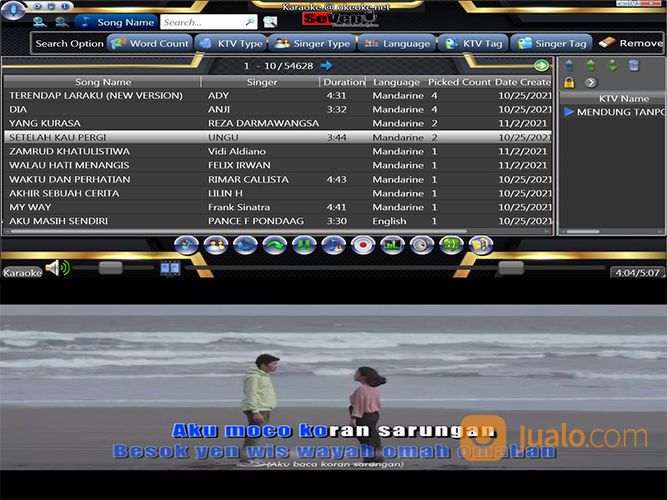 PC PLAYER KARAOKE SUPER EKONOMIS SIAP BERNYANYI !!