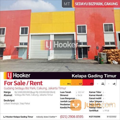 Gudang Green Sedayu, Bizpark Cakung, Jakarta Timur