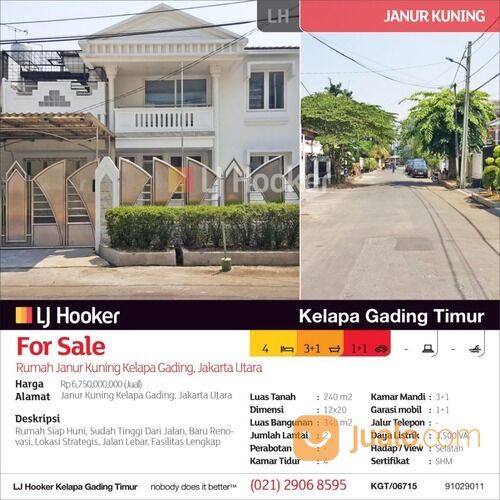 Rumah Janur Kuning Kelapa Gading, Jakarta Utara