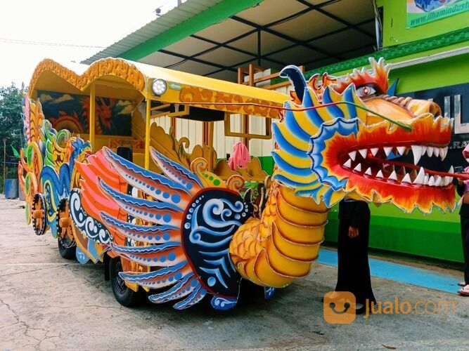 Kereta Mall Mesin - Odong Odong Kereta Kencana Komedi Putar Panggung Bebek Fiber