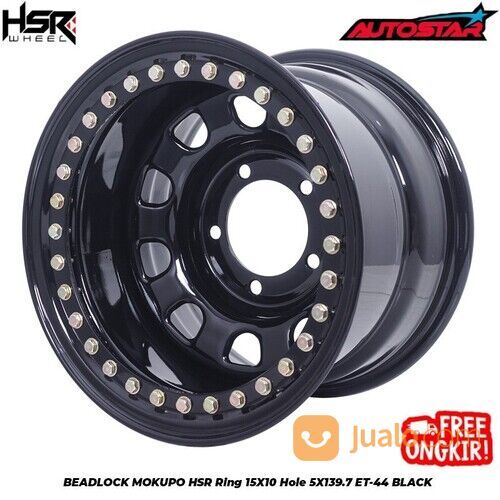 Velg Mobil Jeep Cj Ring 15 HSR H5X139,7 ET-44 BLACK