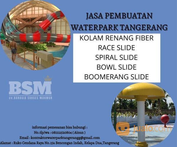 JASA PEMBUATAN WAHANA AIR JASA PEMBUATAN KOLAM OMBAK BALIKPAPAN
