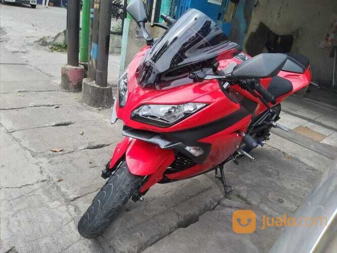 Motor Kawasaki Ninja EX250L Th.2016 Merah Km15rb