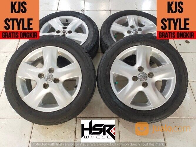 VELG MOBIL STANDAR VIOS RING 15 PCD 4X100 PLUS BAN 185 65 DUNLOP 85%
