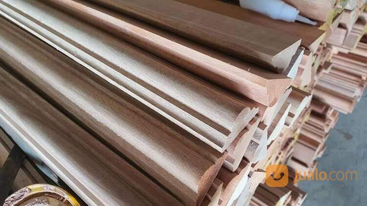 Lis Kayu Moulding Tembok Panel Dinding Gypsum Free Ongkir