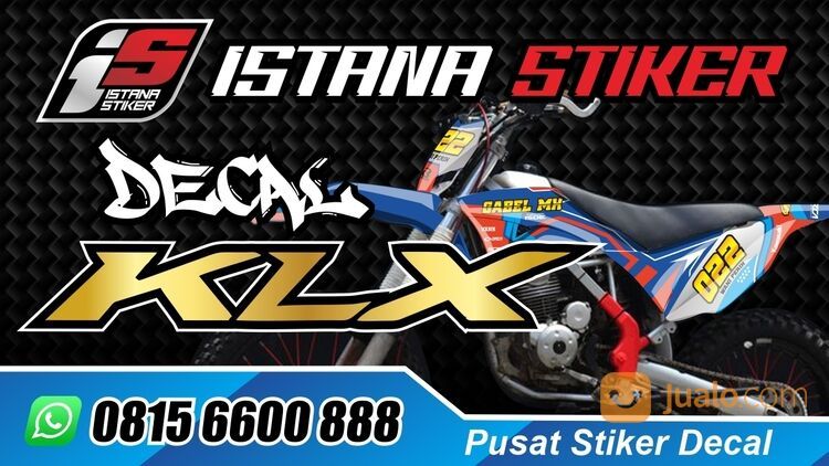 Stiker Motor KLX Call/WA 0815 6600 888 Stiker Decal KLX 150 Tegal