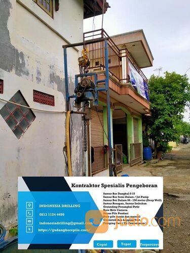 Pembuatan Sumur Bor Kualitas Baik 50-60 Mtr Di Tangerang Selatan