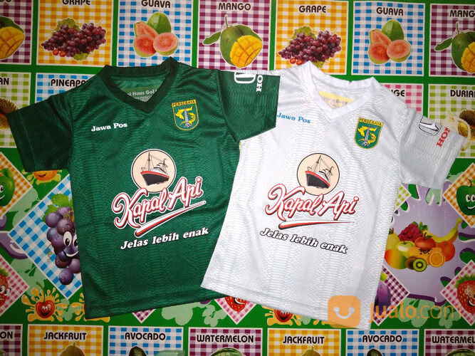 Jersey Persebaya Home Away Liga 2 Original Untuk Anak