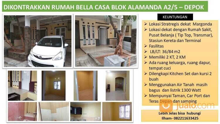 Rumah Dikontrakkan Di Bella Casa Depok, Lokasi Nyaman & Strategis di