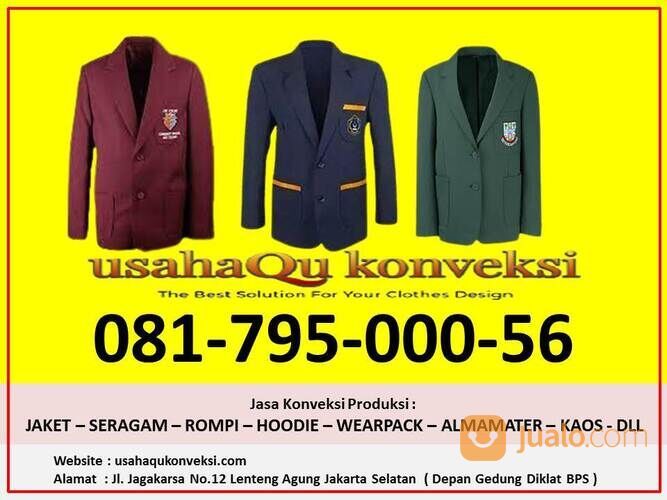 Konveksi Jas Almamater Di Jakarta - UsahaQu Konveksi -O8I795OOO56