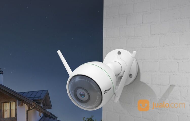 IP CAMERA OUTDOOR WIRELESS || EZVIZ C3WN (Memori 64gb)