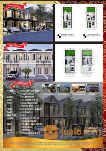 Rumah Murah 50meter Stasiun Sudimara Bintaro 2 Lantai