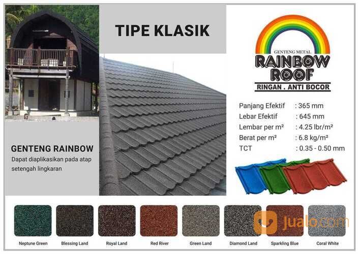 Genteng Metal Rainbow Grande
