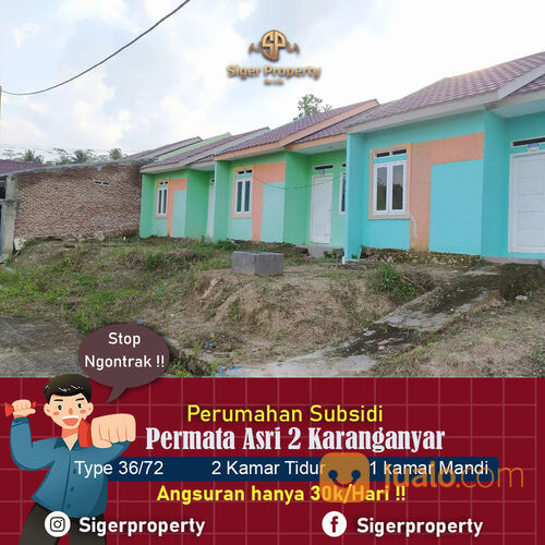 Rumah Subsidi Deket Pasar Jatimulyo. Bangunan Ready