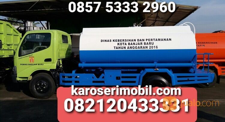 TANGKI AIR 5000 LITER KAROSERI TANGKI AIR BERSIH TANGKI SIRAM TAMAN DAN JALAN