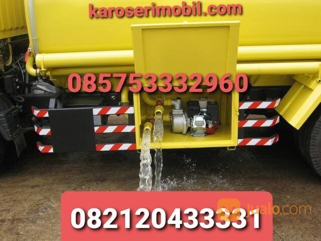 TANGKI AIR 5000 LITER KAROSERI TANGKI AIR BERSIH TANGKI SIRAM TAMAN DAN JALAN