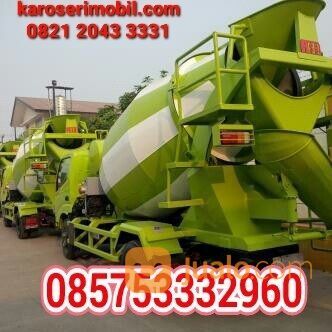 TANGKI MIXER SEMEN TANGKI MOLEN SEMEN TRUK TANGKI MOLEN SEMEN 3 KUBIK 4 KUBIK