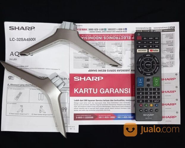 SHARP AQUOS SMART TV 32 Inch LIKE NEW Body TV Masih Full Terplastik