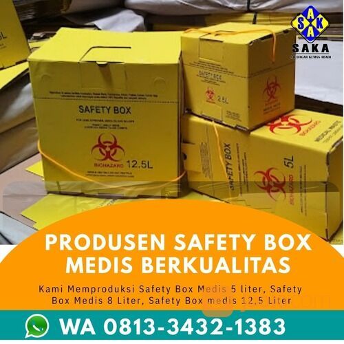 Distributor Safety Box Medis Warna Kuning Surabaya di Kota Malang, Jawa