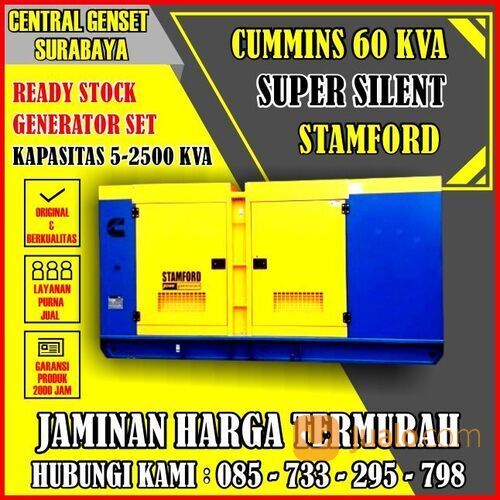 Genset Silent 60 KVA 80 KVA 100 KVA 135 KVA 150 KVA 180 KVA 200 KVA 250 KVA 300 KVA Cummins