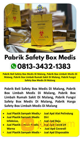 Pabrik Safety Box Jarum Suntik Banjarmasin , WA/Call 0813-3432-1383