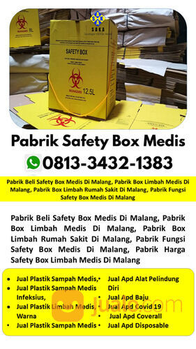 Pabrik Safety Box Jarum Suntik Banjarmasin , WA/Call 0813-3432-1383