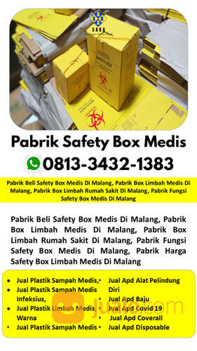 Pabrik Safety Box Jarum Suntik Banjarmasin , WA/Call 0813-3432-1383