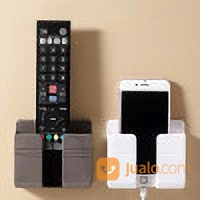 Rak Gantung Hp Charger Remote Tempel Dinding / Cell Phone