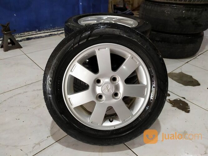 Velg Dan Ban Bekas Mobil Oem Mirage Ring 14 Pcd Baut 4x100