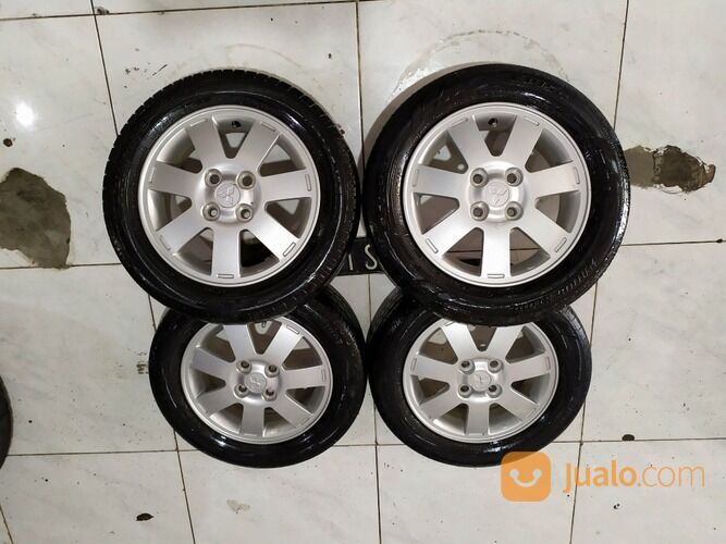 Velg Dan Ban Bekas Mobil Oem Mirage Ring 14 Pcd Baut 4x100