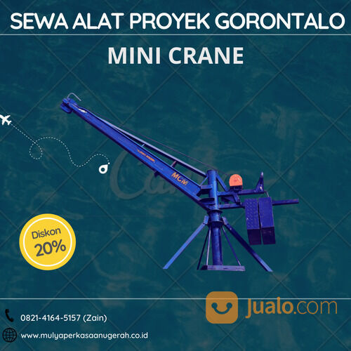 SEWA ALAT PROYEK MINI CRANE GORONTALO