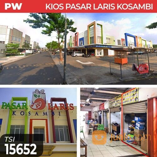 (TSI/15652) Kios Pasar Laris, Kosambi, Jakarta Barat, 3x2 M, 1 Lt, SHM