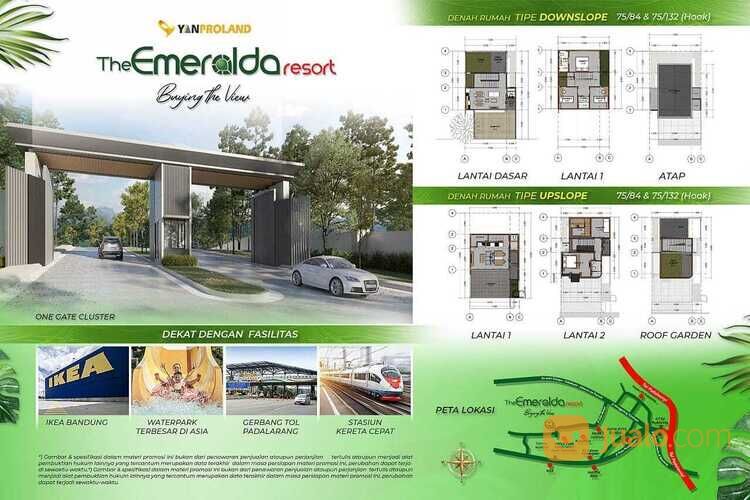 PENAWARAN SPESIAL! Harga Perdana! Rumah Type Downslope