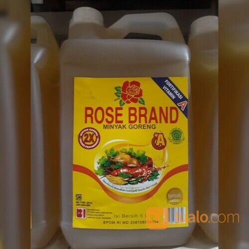 Distributor Minyak Goreng Rose Brand 5 Liter Isi 4 Jrigen /Dus