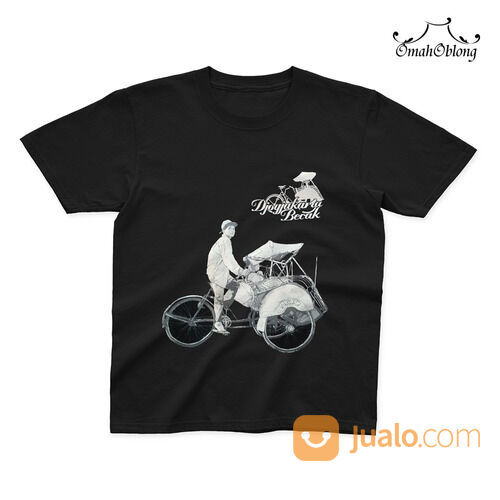 Omah Oblong Jogja T-Shirt Djogjakarta Becak Kaos Anak Lengan Pendek